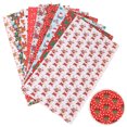 thumbnail image 3 of 9pcs Christmas Leather Sheet Synthetic Leather Fabric for Earrings Making Craft, 3 of 9