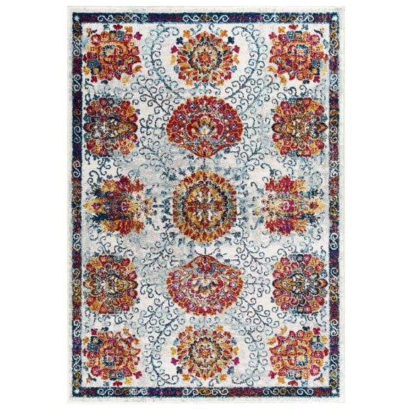 Modern Contemporary Urban Living Lounge Room Area Rug Runner Floor Carpet, Moroccan Distressed Vintage Style, Fabric, Antique Orange