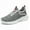 Gray, variant on Women's Slip On Tennis Shoes, Energy-cloud Comfort Walking Sneakers Casual Running Shoes