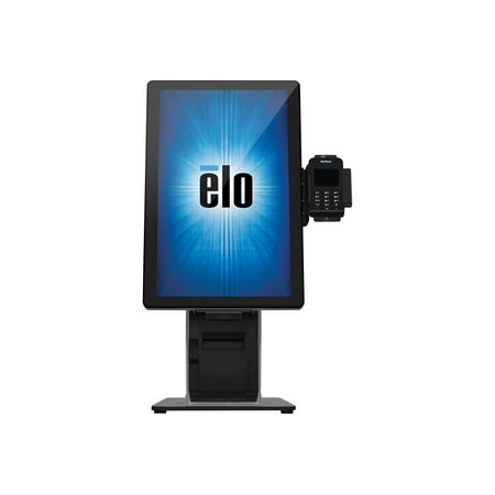Elo Wallaby Self-Service Countertop Stand - Stand - for point of sale terminal - black/silver - for I-Series (15.6 in  21.5 in)