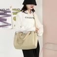 thumbnail image 7 of CoCoMangos Top Handle Handbag for Women Large Capacity Crossbody Bag Canvas Shoulder Bag Casual Tote Bag Satchel Retro Purse, 7 of 7