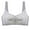 Gray, variant on IROINNID Push-Up Bras For Women Solid Lace Breathable No Steel Ring Appear Small Adjustment Lift Underwear
