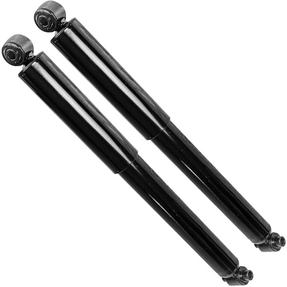 Detroit Axle - Rear 2pc Shock Absorbers for Chevy Trailblazer EXT SSR GMC Envoy XL XUV Buick Rainier Isuzu Ascender Olds Bravada, 2 Shock Absorbers Assembly Replacement