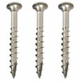thumbnail image 3 of #10 x 3" Deck Screws 316 Marine Grade Stainless Steel, Square Drive, Type 17 Wood Cutting Point, Quantity 100, Size Number 10 x 3" Long by Fastenere, 3 of 4