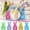 Multicolor, variant on Moocorvic 4Pcs Easter Bunny Utensil Holders Pouch Bags for Knife Forks Spring Easter Table Decoration Wedding Birthday Gifts Easter Party Supplies(Multicolor)