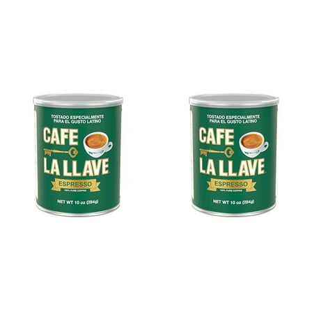 Espresso (10 ounce can) Dark Roast Coffee (Pack of 2)