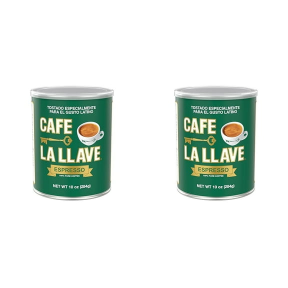 Espresso (10 ounce can) Dark Roast Coffee (Pack of 2)