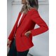 thumbnail image 4 of Blazer Cicy Bell para mujer, manga larga, manga larga, parte delantera abierta, color rojo, 4 of 7