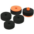 thumbnail image 4 of DRUM FELT PAD KIT WEAR RESISTANT ANTI FRICTION CYMBAL ACCESSORIES FOR DRUMS AND CYMBALS BLACK ORANGE RED, 4 of 7