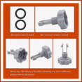 thumbnail image 2 of Valve de Libération d'Air Torrent et Joint de Remplacement pour Pompe à Filtre Intex 10460 10264-2 (Gris), 2 of 5