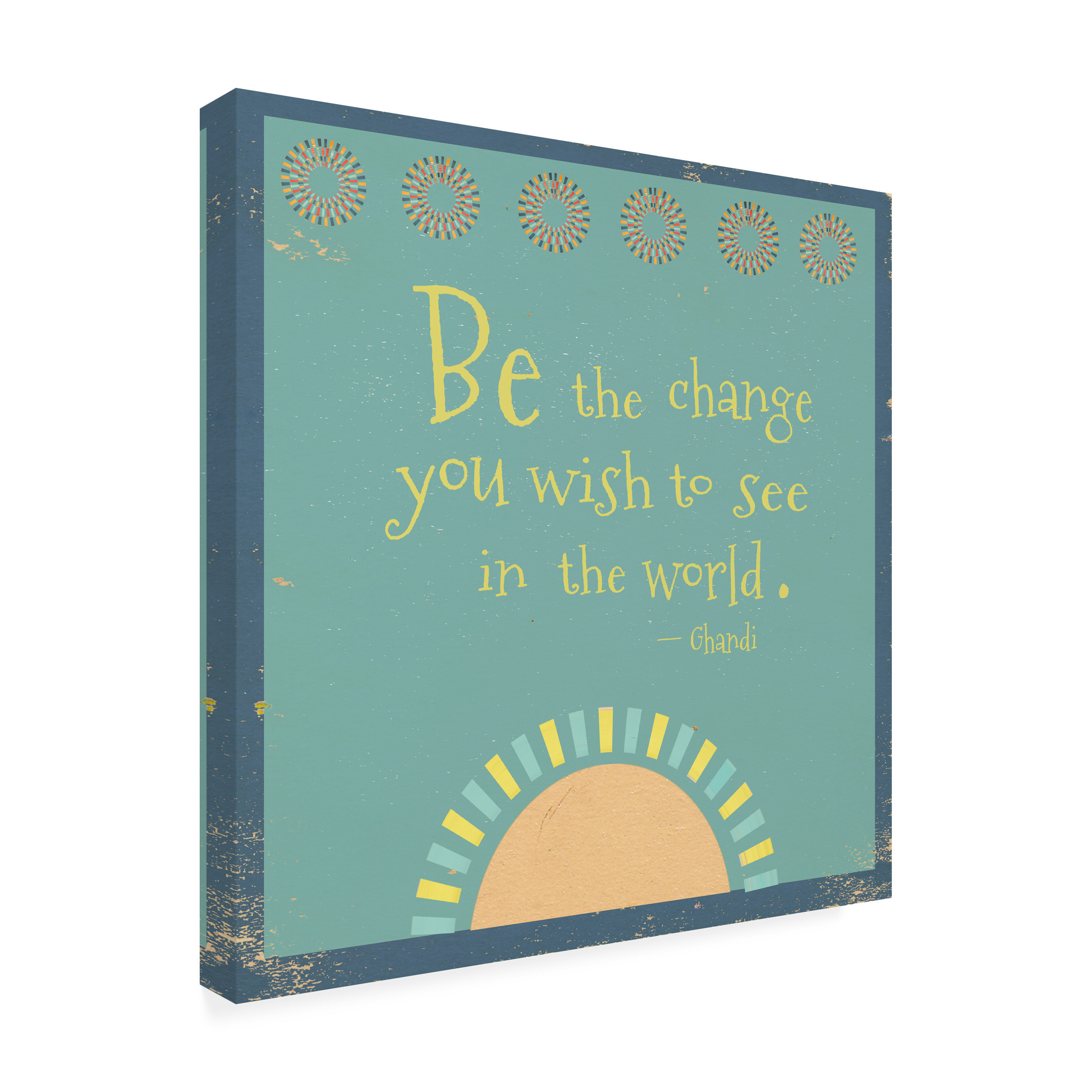 Trademark Fine Art 'Be The Change' Canvas Art by Tammy Kushnir
