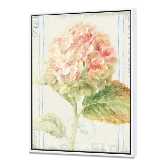Floursack Florals VIII - Cottage Framed Canvas