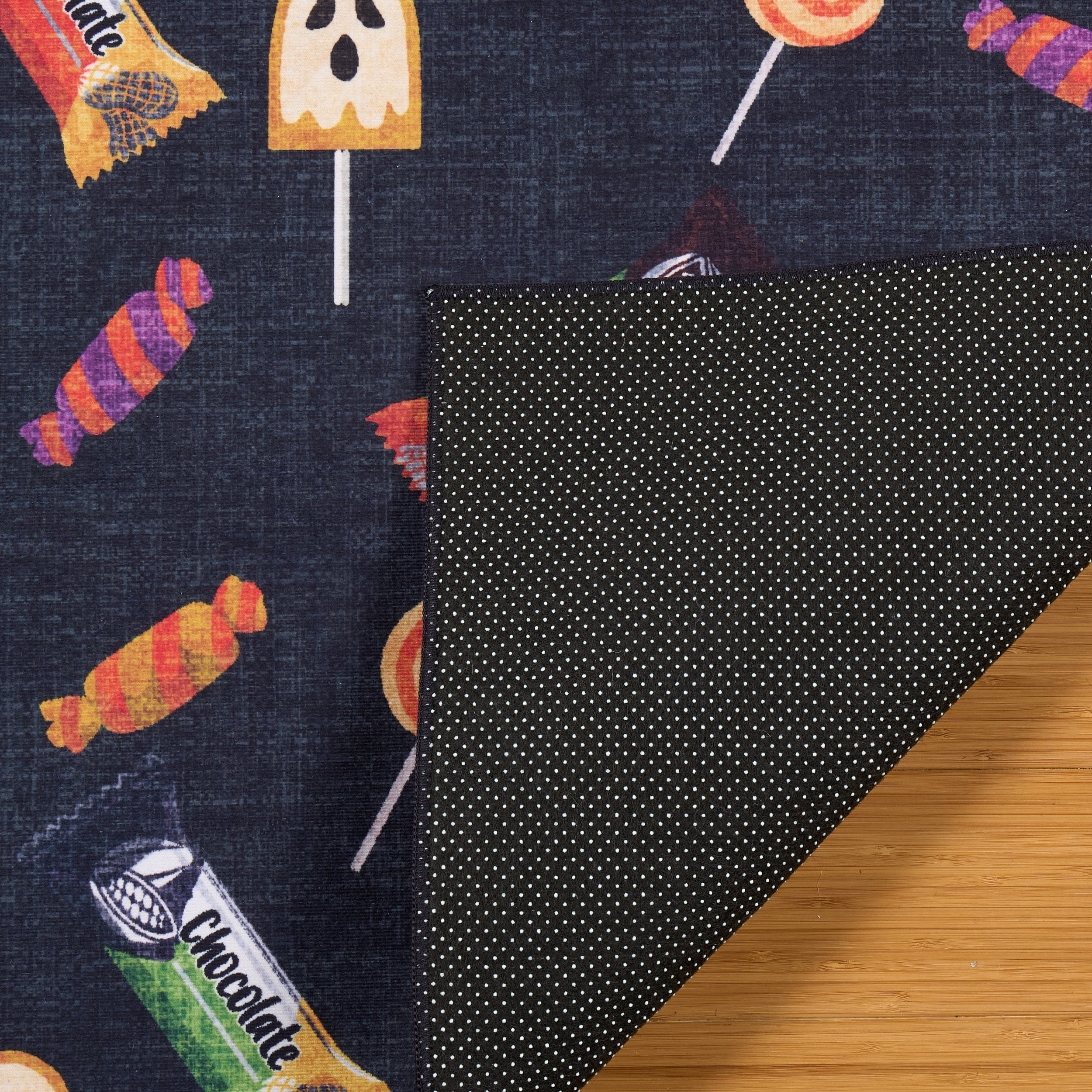 Halloween Treats Printed Runner, 30"x47", Polyester pile