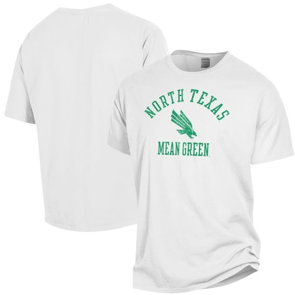 Men's ComfortWash White North Texas Mean Green Garment Dyed T-Shirt