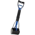 thumbnail image 1 of Azul - Recogedor para perros, mango resistente de 70 cm de largo, pinzas dentadas para limpiar excrementos de perros y gatos en exteriores e interiores., 1 of 5