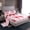 Pink, variant on Feelyou Red Rose Flower Twin Sheet Sets, Romantic Love Heart Bedding, 3pcs