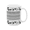 G, variant on Ceramic Coffee Mug With Geometric Pattern And Botanical Motif Large Capacity Handle Dishwasher Safe For Home Office Use