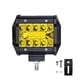 thumbnail image 2 of Nueva para Automóvil Tres Ojos 4 Pulgadas 20 LED 60 W Foco Modificado para Vehículo (luz Amarilla), 2 of 9