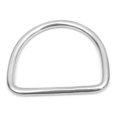 thumbnail image 4 of Langgg D-ring Webbing Harness Buckle Fittings Universal Small Stainless Steel Fixing Hoop Fixator Tools Weight Belt Rings 1.5in 5Set, 4 of 6
