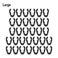 thumbnail image 1 of 32x Microphone Stand Cable Clips Boom Pole Cable Clips Clamp Plastic Mount Small Wire Clips Pro Audio Microphone Accessories, 1 of 10