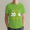 thumbnail image 4 of 2026 Happy New Year T-Shirt Green 2026 T-Shirt, Festive Party Tee For New Year Celebration, Casual Holiday Top For Women And Men XL, 4 of 5