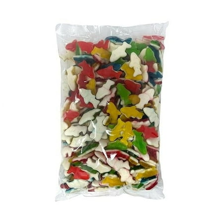 NUYAFFA Assorted Gummy Sharks 5 Lb Bag - Gummi Sharks Bulk Candy - Delicious Halal Mouth Watering - Assorted Fruit Flavors Gummies - Tasty Halal Gummies & Candy Gift for All Occasions