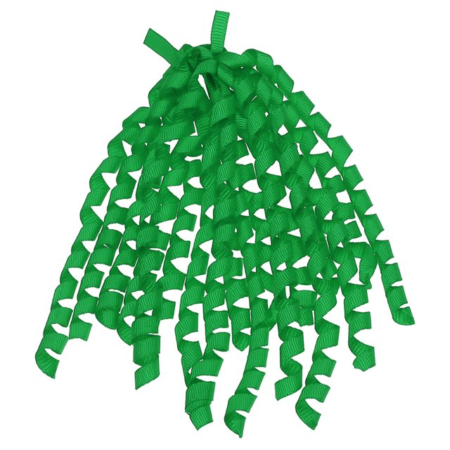 Unique Bargains 12 Count 6' Large Curly Bows for Gift Wrapping Curling Ribbon with Self Adhesive for Gift Wrap, Green
