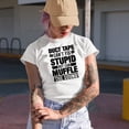 thumbnail image 2 of Funny Witty Duct Tape, Can't Fix Stupid but Can Muffle the Sound, Tan T-Shirt, XL, 2 of 5