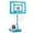 3.1-4.1FT Black Blue, variant on Bezliving 32“x23” Pool Basketball Hoop, 3.1FT-4.1FT Height Adjustable Poolside Basketball Hoop,Include Air Pump,Basketball, Made for Teens, Adults, Black