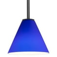 thumbnail image 2 of Accesslighting 28004-3R-ORB-COB Martini A-19 LED Rod Cobalt Glass Pendant, Oil Rubbed Bronze, 2 of 5