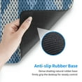 thumbnail image 6 of Pofeuu Cozy Knitted Blue Chevron Print Desk Mat for Keyboard and Mouse，Computer Desk Matt for Desktop，Large Mouse Pad for Desk，Desk Pads on Top of Desks 12x31.5in, 6 of 8