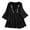 Black, variant on Fgnfyis T Shirts for Women Women Patchwork Three Quarter Sleeve Blouses Top Bow Lace V Neck Casual T Shirt Womens Tops Pink XL