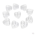 thumbnail image 1 of Vasos de Plástico Transparente Tea Light: 30 Vaso Corazón de Amor Portavasos de Policarbonato Tealight Tarros de Fabricación Vacía Zulema Clear Talight Cops, 1 of 8