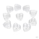thumbnail image 1 of Vasos de Plástico Transparente Tea Light: 30 Vaso Corazón de Amor Portavasos de Policarbonato Tealight Tarros de Fabricación Vacía Zulema Clear Talight Cops, 1 of 8