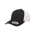 thumbnail image 2 of Flexfit - 110 Mesh-Back Cap - 110M - Black/ White - Size: Adjustable, 2 of 2