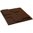 thumbnail image 6 of Ekena Millwork 19 5/8"W x 19 5/8"H Gomez EnduraWall Decorative 3D Wall Panel, Universal Aged Metallic Rust (Covers 2.67 Sq. Ft.), 6 of 6