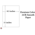 thumbnail image 5 of Premium Smooth Color Paper | for School Office & Home Supplies, Holiday Crafting, Arts and Crafts | Acid & Lignin Free | 24lb Paper - 100 Sheets per Pack | Blast-off Blue | 8.5 x 11, 5 of 6