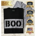 thumbnail image 2 of S4E Men's Distressed Boo Halloween T-Shirt XXXXX-Large Black, 2 of 4
