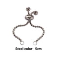 thumbnail image 3 of Minnieouse Anillo de acero inoxidable Decoración Anillos ajustables Joyería Vestir portátil Decorativo Boda Compromiso Festival Fiesta Ropa, zapatos y accesorios Miscelánea Color Acero 5cm Minnieouse AP016087-02, 3 of 6