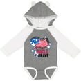 thumbnail image 3 of Inktastic Home of the Free Because My Uncle is Brave Boys or Girls Long Sleeve Baby Bodysuit, 3 of 5