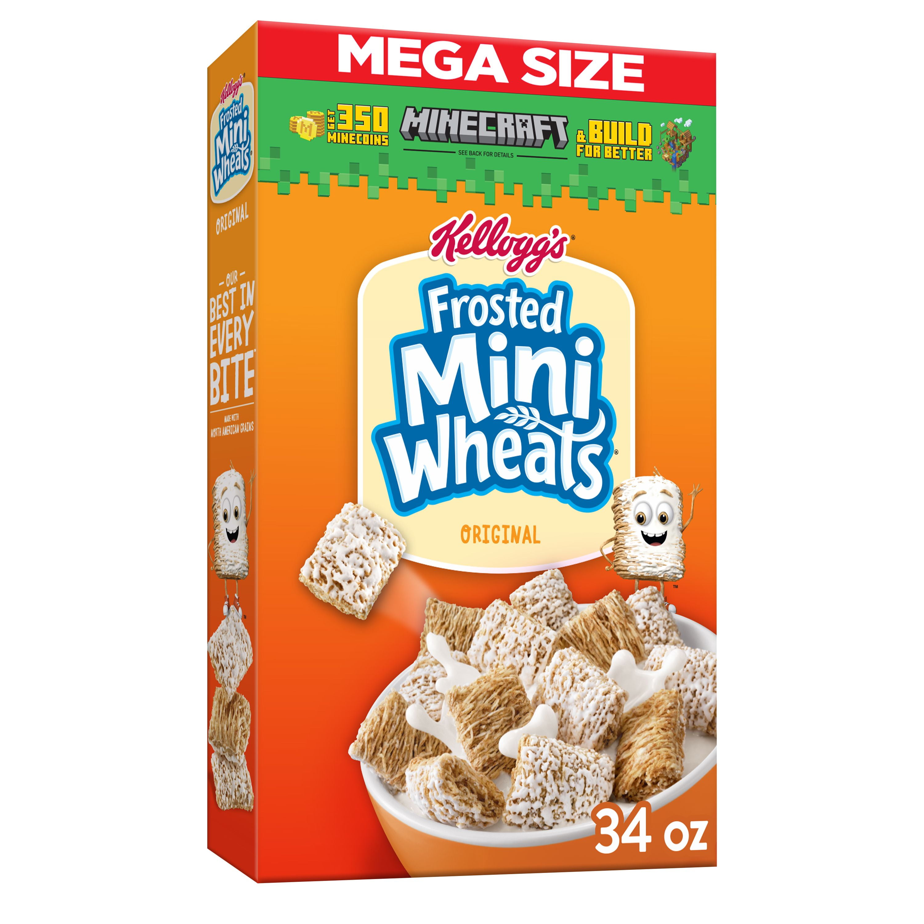 Buy Kelloggs Frosted MiniWheats Breakfast Cereal, High Fiber Cereal