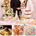 thumbnail image 6 of 60PCS Candy Gift Wrap Box Pink Candy Box DIY with Ribbon Wedding Collapsible Storage Box for Wedding Bridal Shower Birthday Party 1.9x1.9x4.7inch Pink, 6 of 6