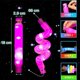 thumbnail image 3 of Jishi Glow Sticks Light Up Pop Tubes GRANDES, paquete de 8 juguetes sensoriales para inquietos, collares que brillan en la oscuridad, pulseras, decoraciones para fiestas navideñas de Halloween para ni, 3 of 3