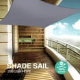 thumbnail image 6 of Sun Shade Sail 6.5'x6.5' Square UV Protection Outdoor Waterproof Shade Cover Permeable Shade Cloth for Patio Garden, Backyard, Deck, Car Port, Playground, 6 of 10