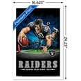 thumbnail image 3 of NFL Las Vegas Raiders – End Zone 20 Wall Poster, 14.725" x 22.375", Framed, 3 of 3