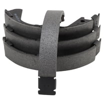 TRQ Rear Parking Brake Shoe Set Fits Select 2014-2016 Hyundai Equus 2015-2017 Kia K900