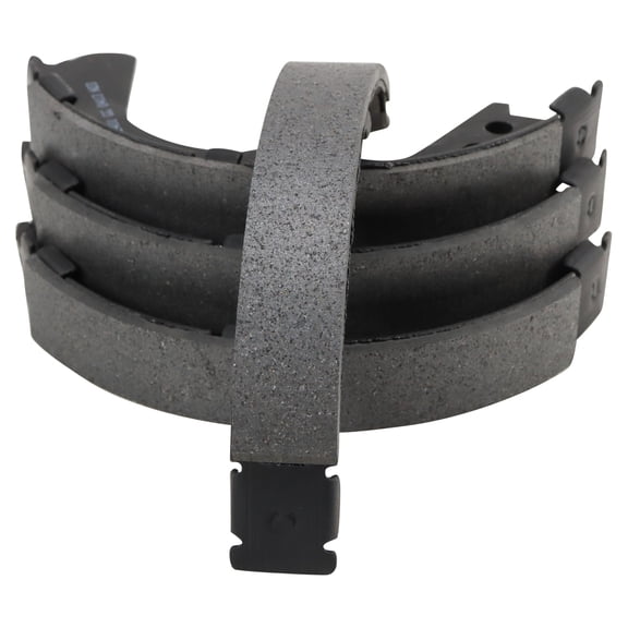 TRQ Rear Parking Brake Shoe Set Fits Select 2014-2016 Hyundai Equus 2015-2017 Kia K900