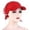 Red, variant on HNMKIU Sun Printing Baseball Cap for Women Fashion Headwear Adjustable Sport Hat Black,One Size