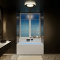thumbnail image 6 of Avancer 60" x 36" Right-Hand Drain Rectangular Alcove Whirlpool Bathtub with Apron, 6 of 13