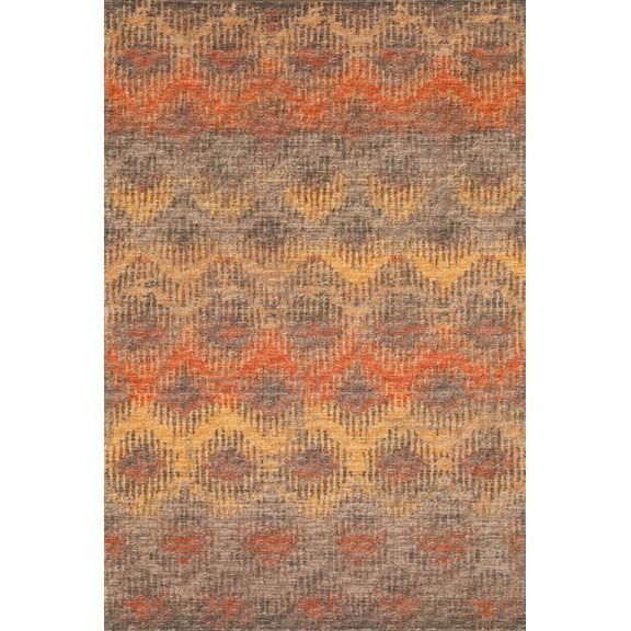 Dalyn Brisbane Area Rug BR9 Br9 Sunset Sunset Diagonal Blocks 1' 8" x 2' 6" Rectangle